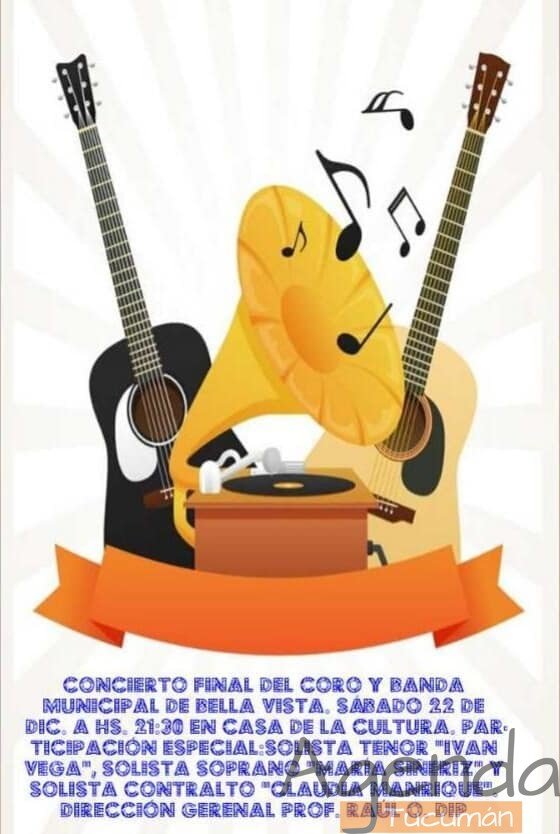 22 de Diciembre – Concierto de Fin de año del Coro y Banda Municipal de Bella Vista