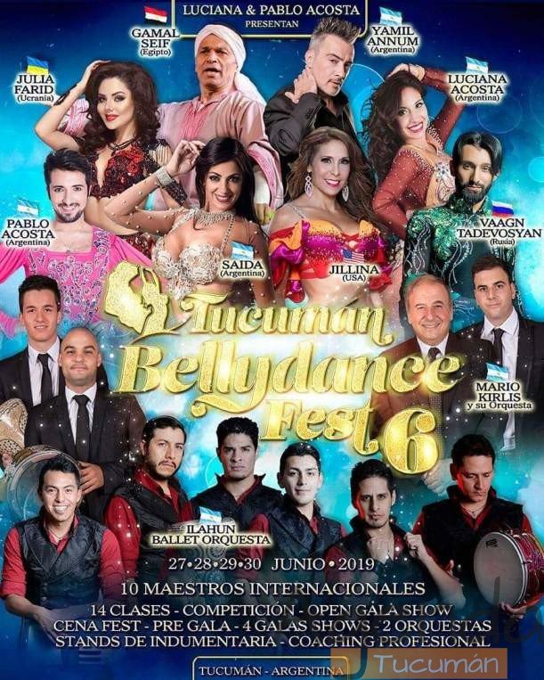 27 de Junio – Congreso Internacional de Danzas – Tucumán Belly Dance Fest 6