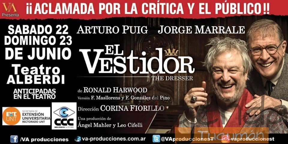 22 y 23 de Junio – El Vestidor en Tucumán