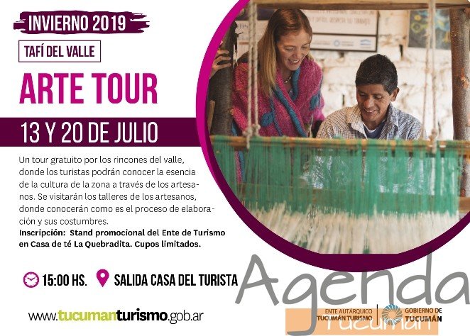 13 y 20 de Julio – Arte Tour