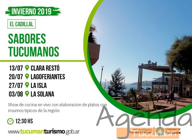 13 de Julio al 03 de Agosto – Sabores Tucumanos