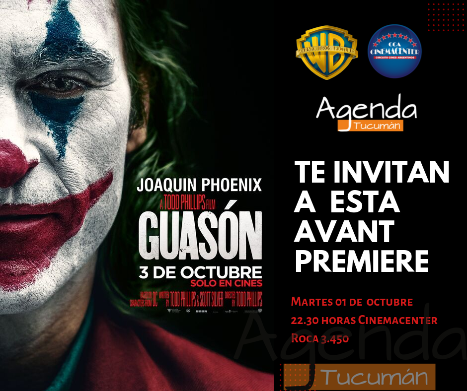 Ganadores Avant Premiere Guasón