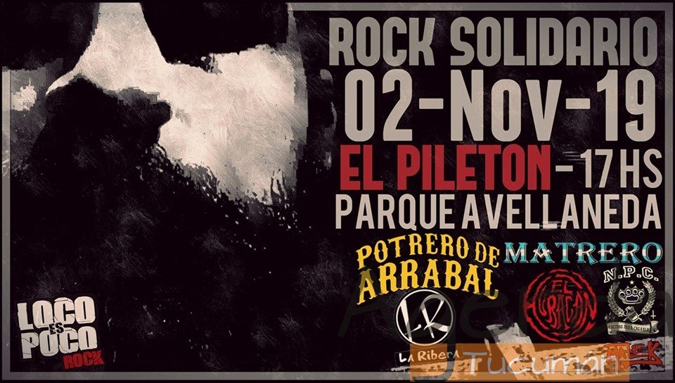 02 de Noviembre – Rock Solidario, De Loco Es Poco Rock