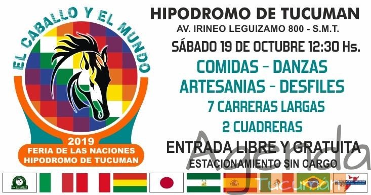 19 de Octubre – El caballo y el Mundo – Feria de las Naciones
