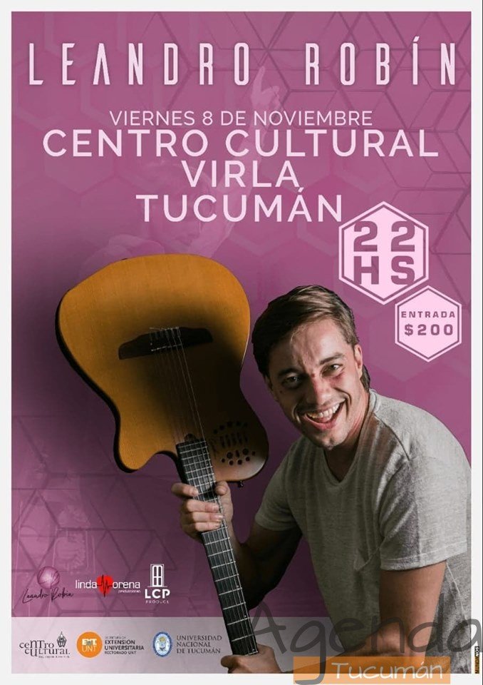 08 de Noviembre – Leandro Robin en el Centro Cultural Virla