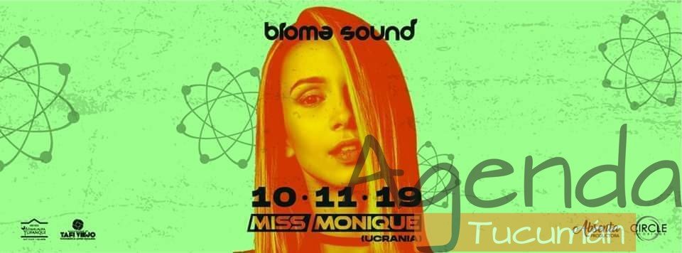 10, 11 y 19 de Noviembre | Miss Monique en BiomaSound | Music, Nature & Ecology