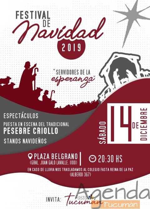 14 de Diciembre| Festival de Navidad Fasta