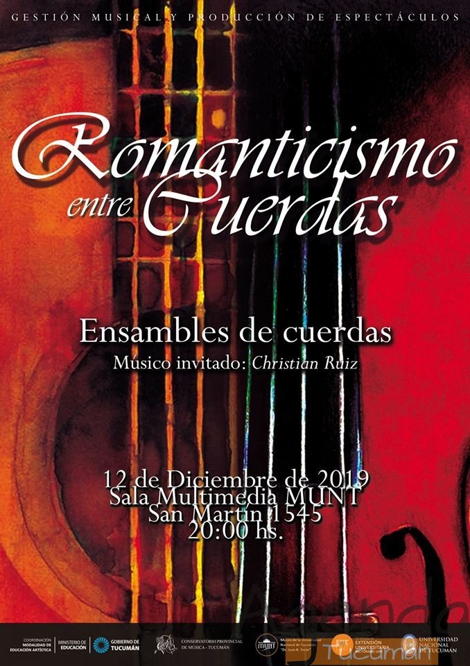 12 de Diciembre | Concierto de Cuerdas – Egresados Conservatorio Prov. de Música