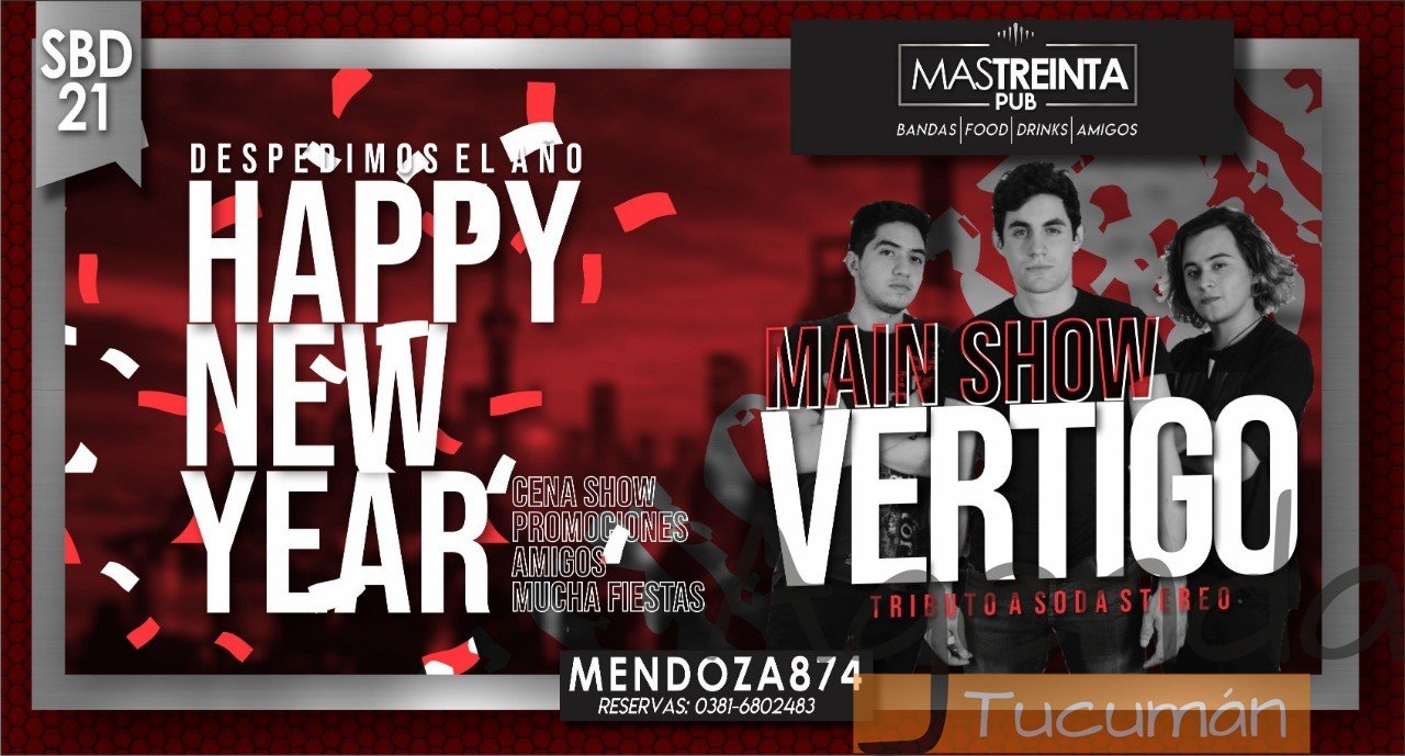 21 de Diciembre | Happy New Year Vétigo