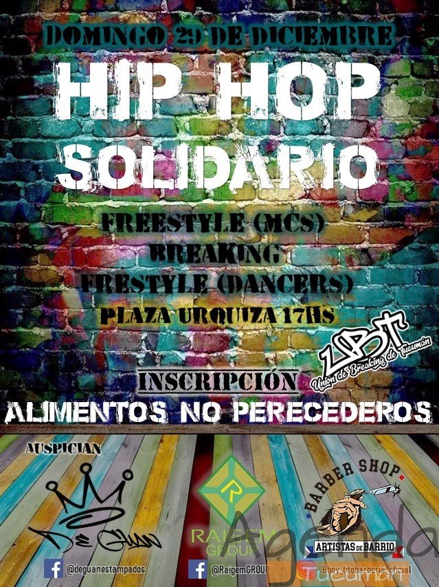 29 de Diciembre | Hip Hop Solidario