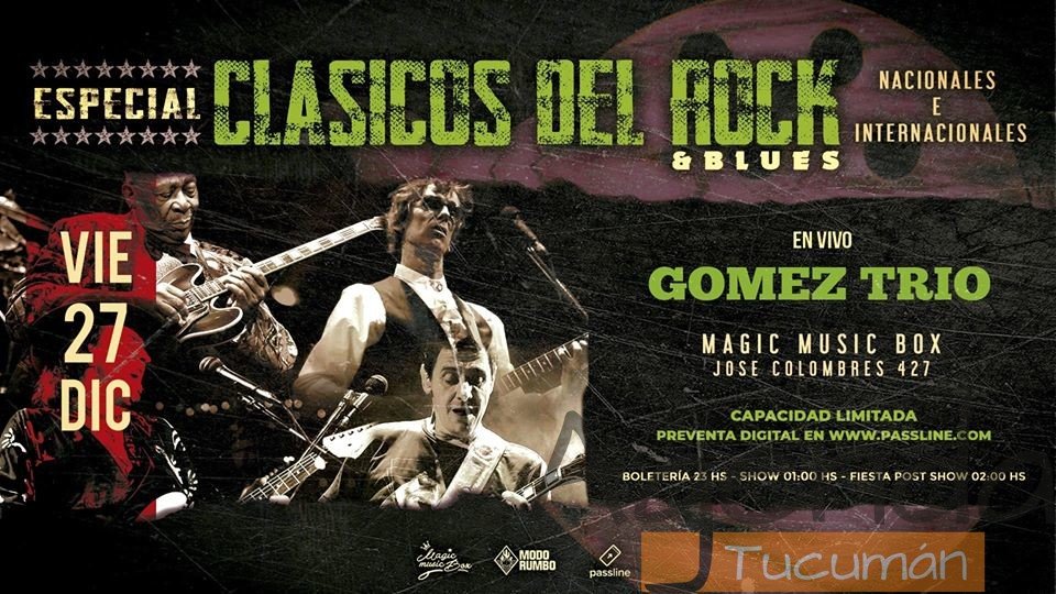 27 de Diciembre | Especial Clásicos del Rock Nacional e Internacional en la Magic!