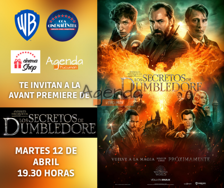 Ganadores para la Avant Premiere de Animales Fantásticos: Los Secretos de Dumbledore