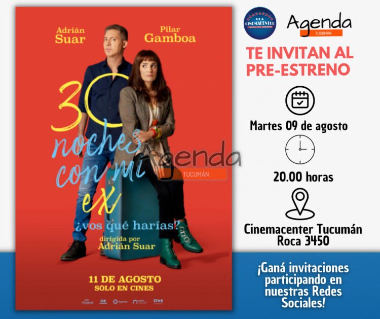 Ganadores para el Pre-Estreno de «30 noches con mi Ex»