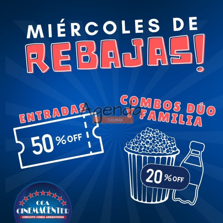 Miércoles de Rebajas en Cinemacenter