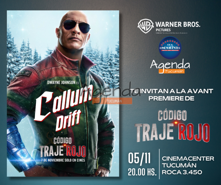 Primeros ganadores para la Avant Premiere de Código Traje Rojo