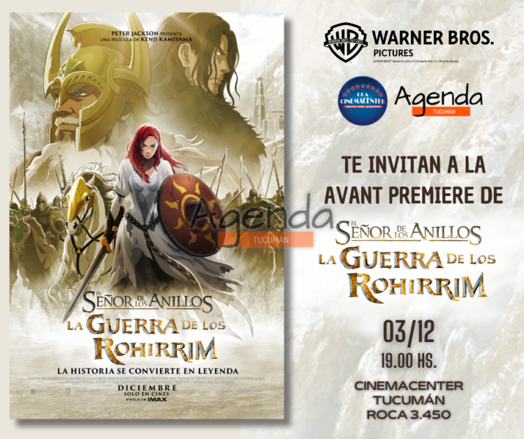 Ganadores para la Avant Premiere El señor de los Anillos: La Guerra de los Rohirrim