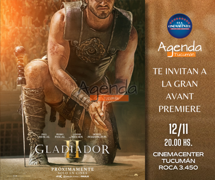 ¿Últimos? ganadores para la Avant Premiere de Gladiador 2