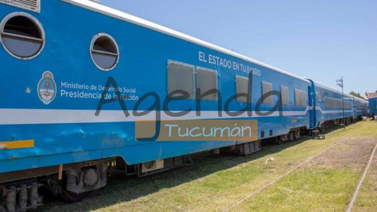 Tren Socio-Sanitario: hasta el 3 de julio se brindará atención integral de salud y asistencia social